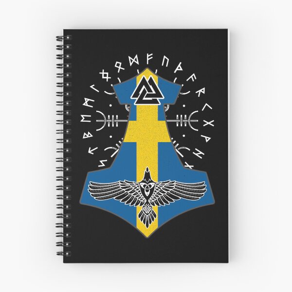 Item preview, Viking Swedish Flag Viking Thor Runes Swedish Vikings designed and sold by Bommer20.