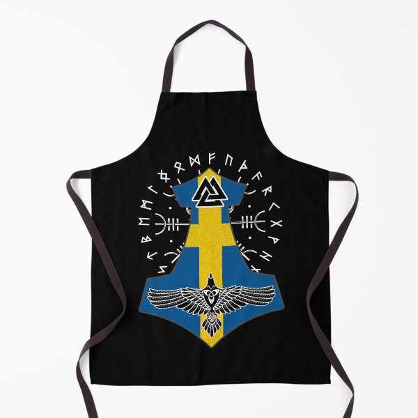 Item preview, Viking Swedish Flag Viking Thor Runes Swedish Vikings designed and sold by Bommer20.