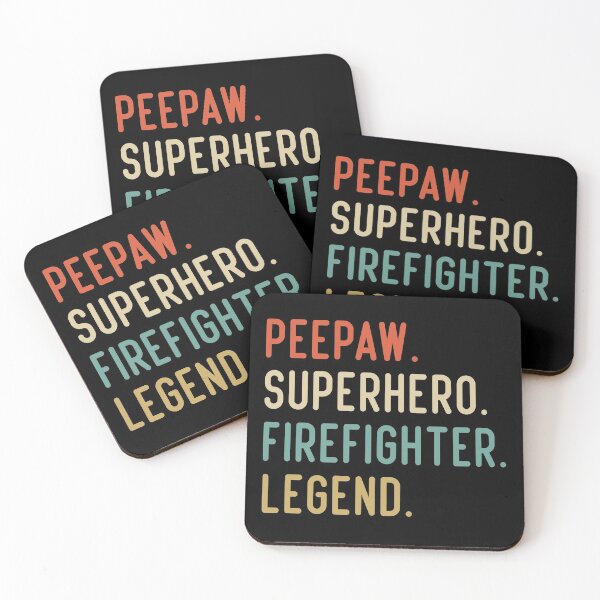 Item preview, Peepaw Superhero Firefighter Legend designed and sold by medbdj.