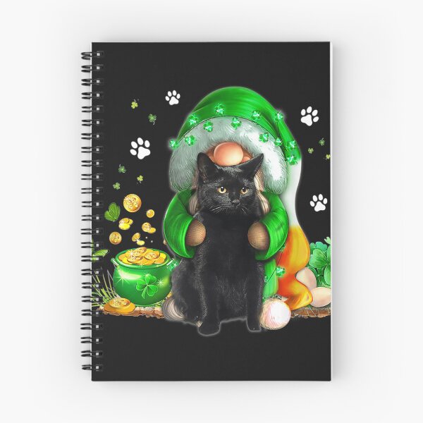Item preview, Happy St Patrick's Day Gnomes Hug Cat Lucky Clover Shamrock designed and sold by Adrianne8429.