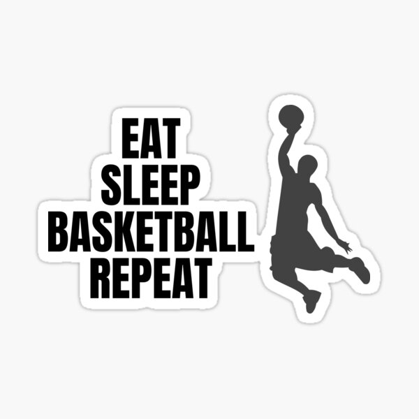 Item preview, Eat Sleep Basketball Repeat designed and sold by ARTSY-K.
