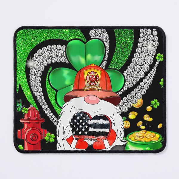 Item preview, Firefighter Gnome Matching Family St Patrick's Day Shamrock designed and sold by Adrianne8429.