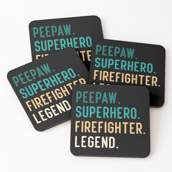 Item preview, Peepaw Superhero Firefighter Legend designed and sold by medbdj.