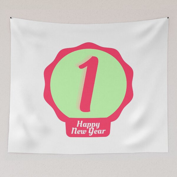 Item preview, Happy New Year 1 designed and sold by kucingmaikan.