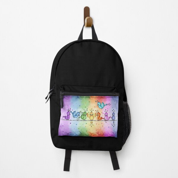 Item preview, cute colorful Paradise Birds designed and sold by Pezi-Creation.