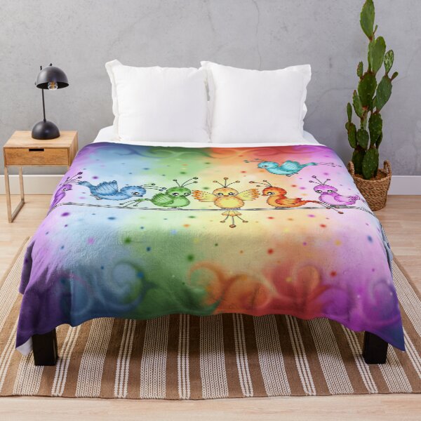 Item preview, cute colorful Paradise Birds designed and sold by Pezi-Creation.