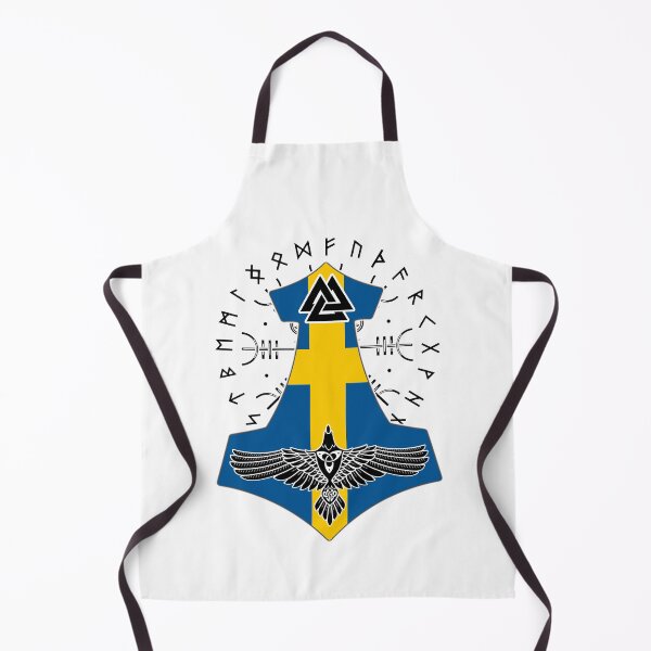 Item preview, Viking Swedish Flag Vikings Thor Runes Swedish Vikings designed and sold by Bommer20.