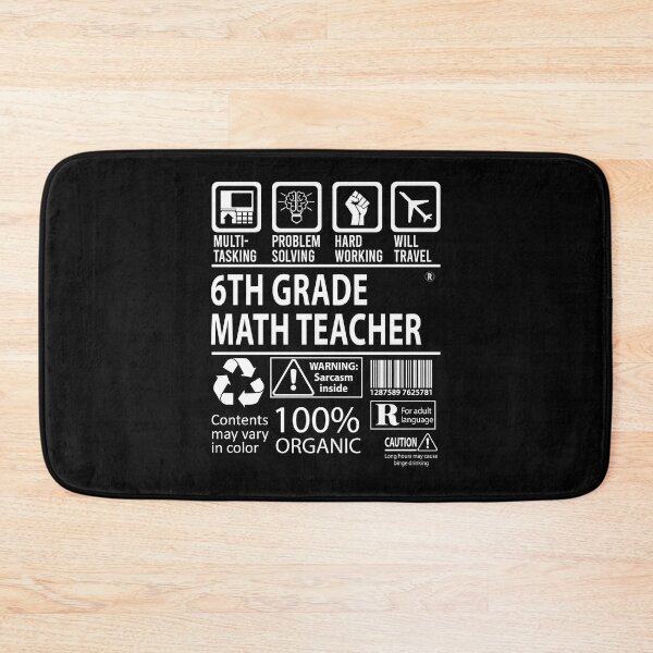 Item preview, 6Th Grade Math Teacher T Shirt - MultiTasking Certified Job Gift Item Tee designed and sold by sabinacsnm.