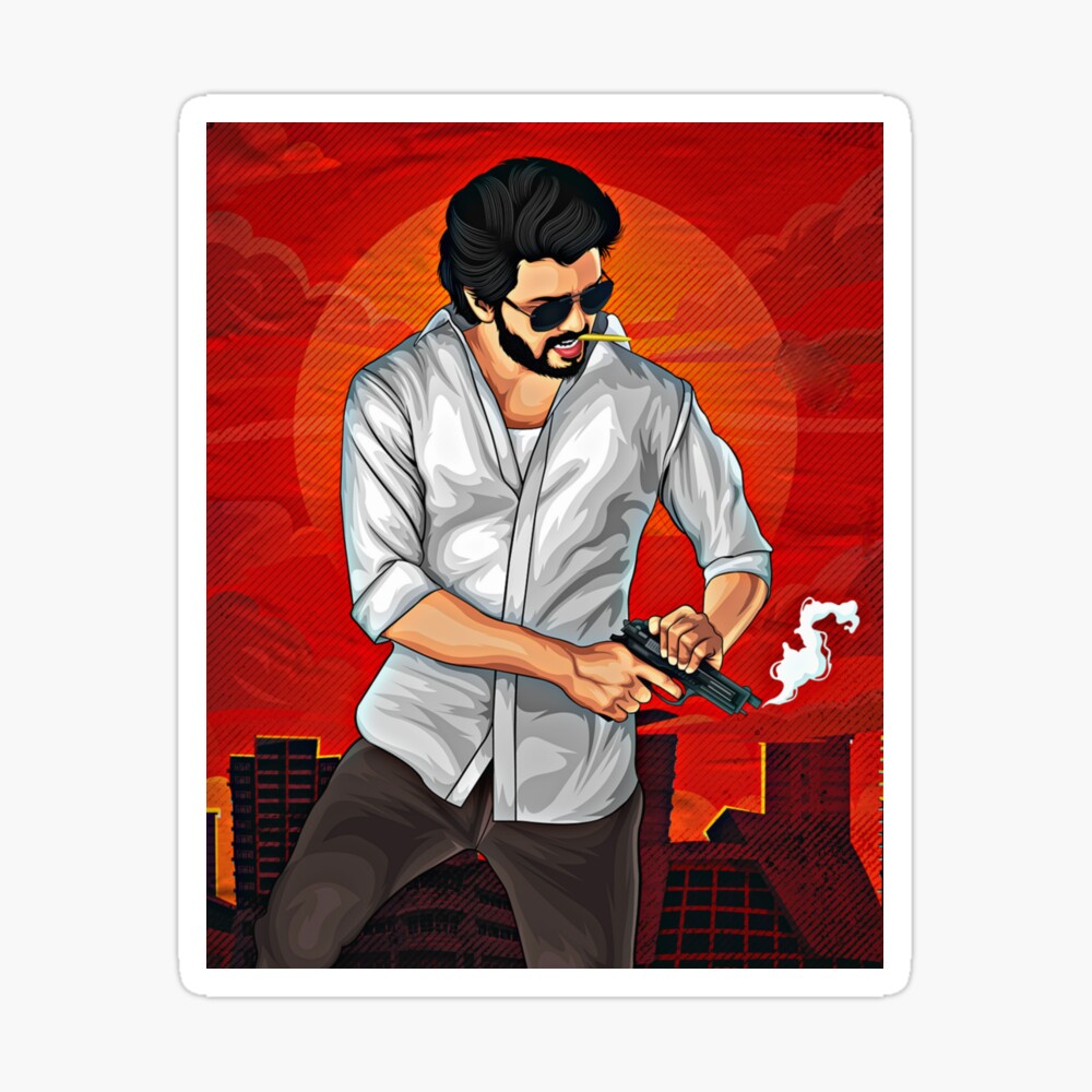 thalapathy vijay beast movie illustration thalapathy vijay beast movie illustration