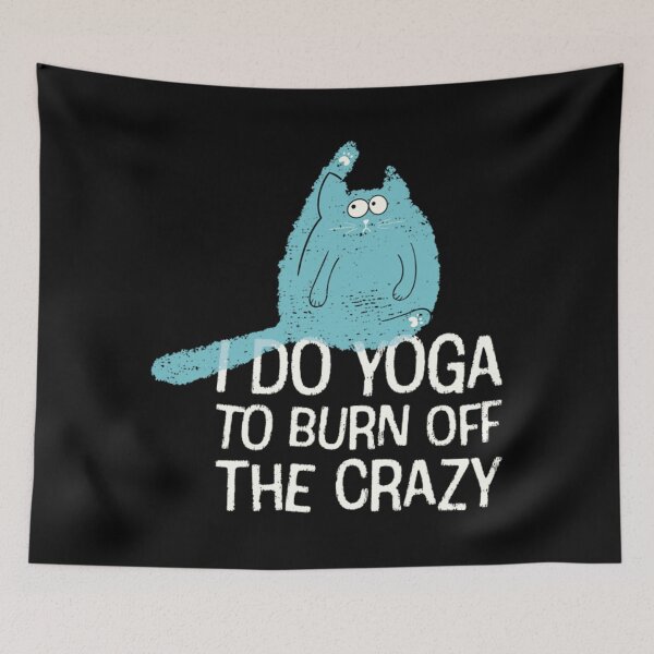 Item preview, Yoga T-ShirtI do yoga to burn off the crazy designed and sold by KasumeHupp.