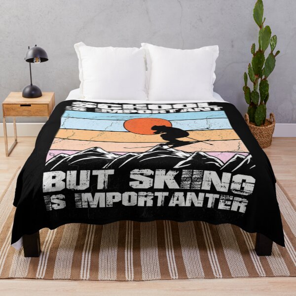 Item preview, School is important but skiing is importanter  designed and sold by mialinpng.