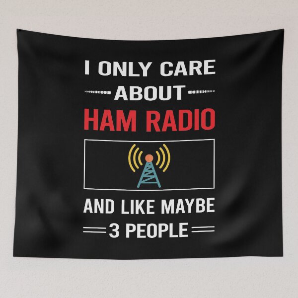 Item preview, Funny 3 People Ham Radio Amateur Radio designed and sold by FifineCroteau.