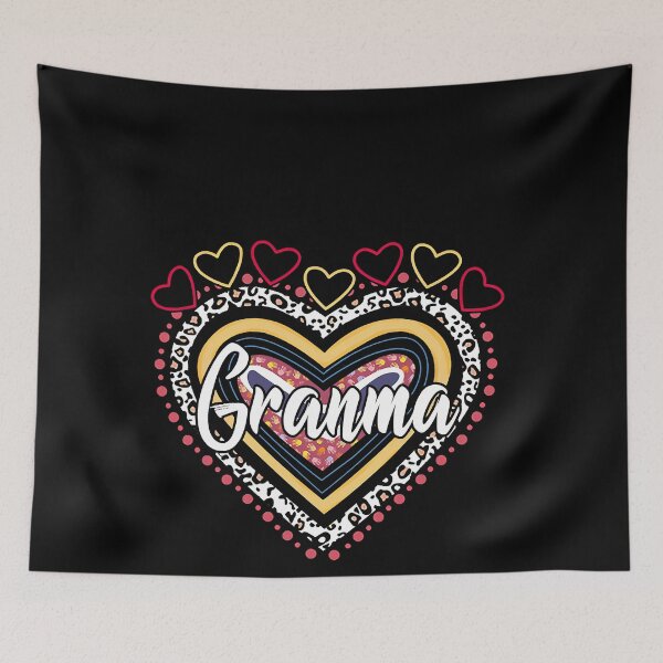 Item preview, Granma With Grandkids Leopard Heart designed and sold by SeanDoke.
