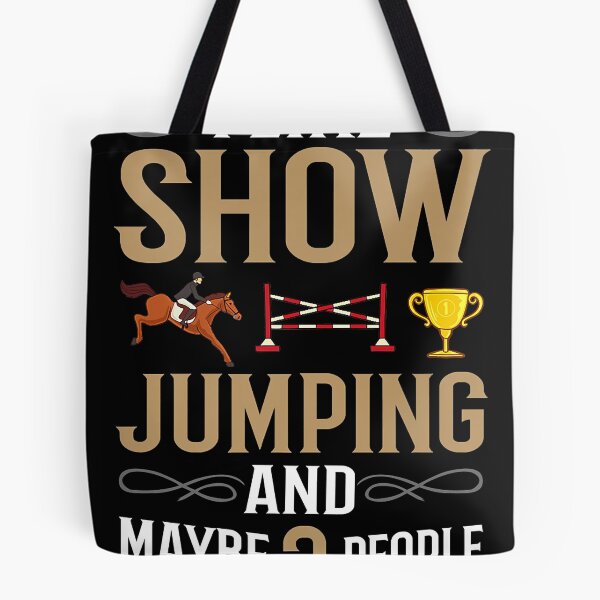 Item preview, Horse Jumping Show Eventing Equestrian Competition Premium T-Shirt designed and sold by Janenreich.