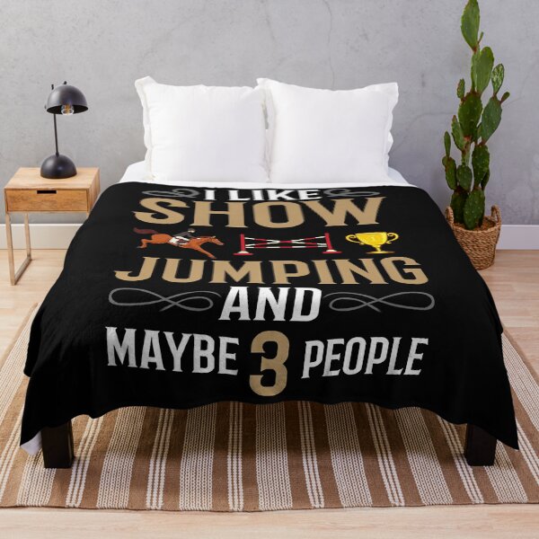 Item preview, Horse Jumping Show Eventing Equestrian Competition Premium T-Shirt designed and sold by Janenreich.