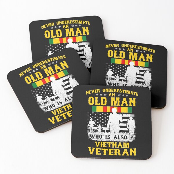 Artikelvorschau, Vietnam-Veteran - Unterschätze niemals einen alten Mann entworfen und verkauft von ShopKelliMcKen.