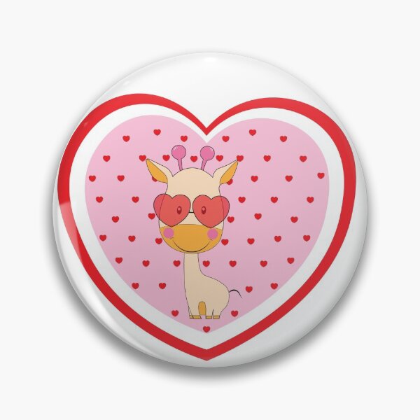 Item preview, Cute Giraffe Full of Love designed and sold by Randa-2511.