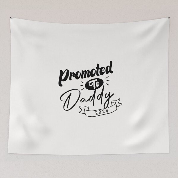 Item preview, Promoted to Daddy 2024 designed and sold by medbdj.
