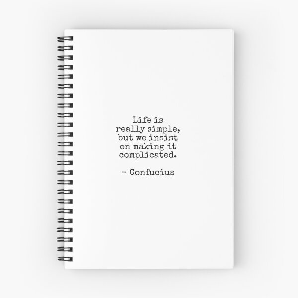 Item preview, Confucius Quotes - Life is really simple   designed and sold by Inspirationmotivation.