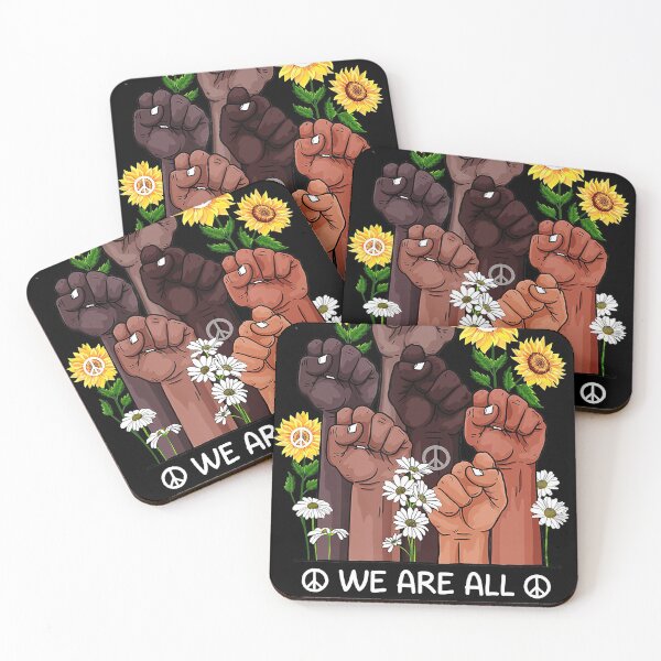 Item preview, Black History Month - We Are All Human Pride Sunflower Peace designed and sold by AaronWeedo.