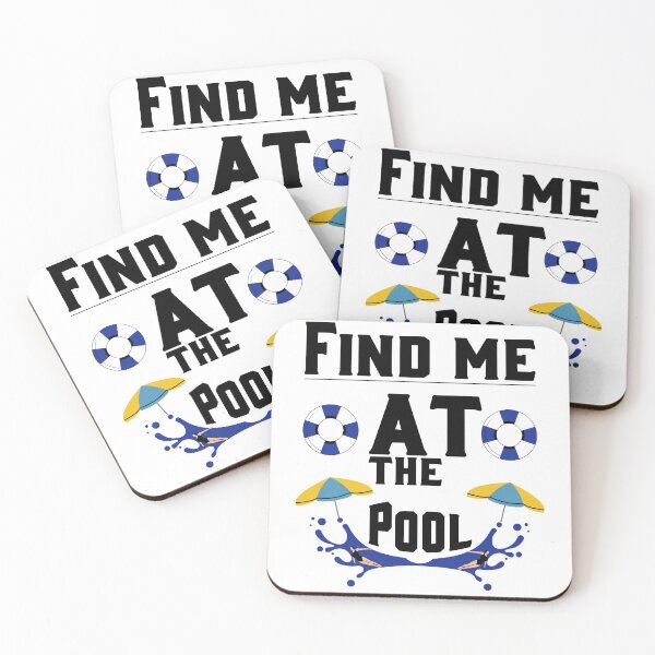 Item preview,  Swimmer Quote :Find me at the Pool designed and sold by LouzaArte.