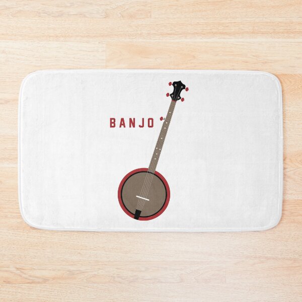 Item preview, Banjo instrument poster  designed and sold by HBWOLFARTS.