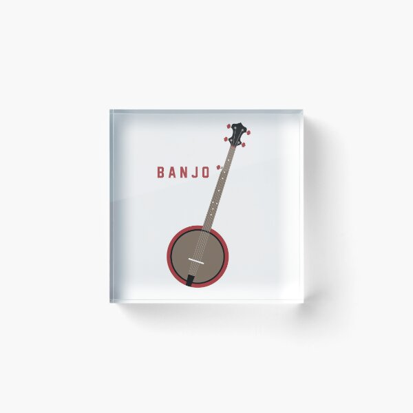 Aperçu de l'œuvre Affiche d'instrument de banjo créée et vendue par HBWOLFARTS.