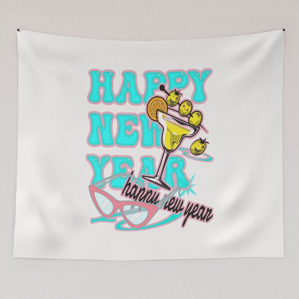Item preview, Happy new year martini glass designed and sold by vibeno1.