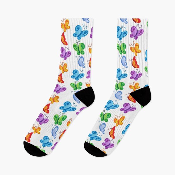 Item preview, BEAUTIFUL GREEN, BLUE, PINK , RED AND YELLOW FLORAL BUTTERFLIES designed and sold by Hinny8.