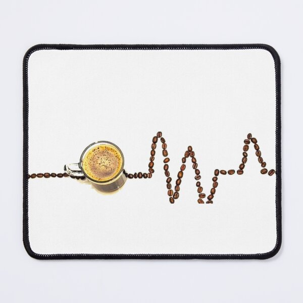 Item preview, coffee is heart beat design designed and sold by designbyuzi.