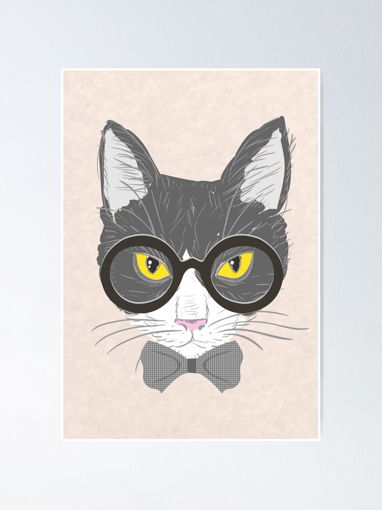 Beluga Discord - Beluga Cat - Pixel Pink Glasses Poster for Sale by  DiensDesign