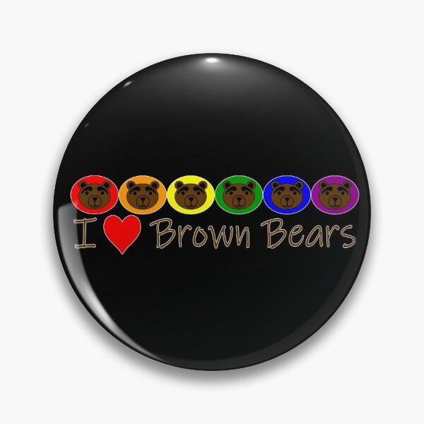 Item preview, I Heart Brown Bears designed and sold by LthrDaddyBear.