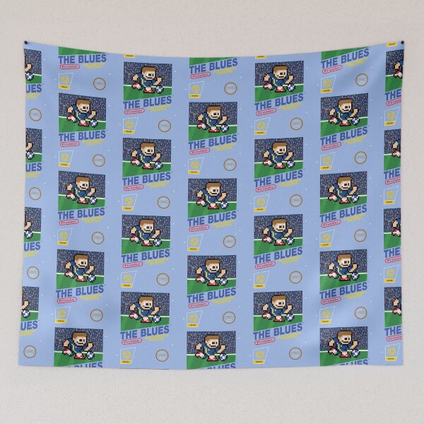 Item preview, The Blues (8-bit Football  Soccer Videogame Cart)   designed and sold by urreysignshop.