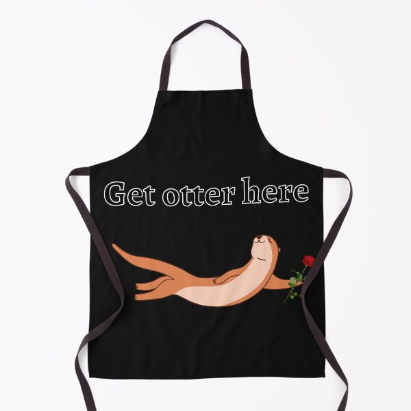 Item preview, Get Otter Here, Otter Holding Rose designed and sold by DearSunny.