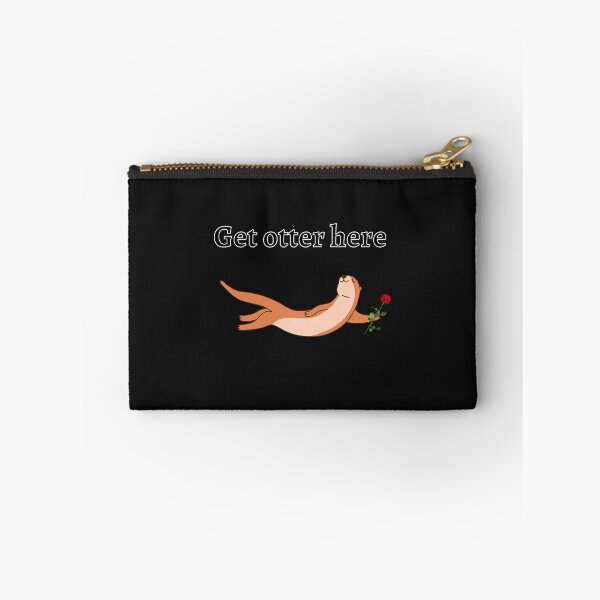 Item preview, Get Otter Here, Otter Holding Rose designed and sold by DearSunny.