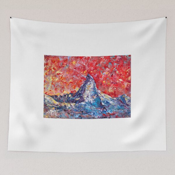 Item preview, Mountain Matterhorn Under The Red Sky. Alps designed and sold by Natalia_Shchip.