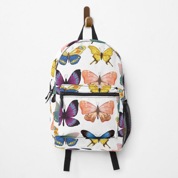 Item preview, BEAUTIFUL GREEN, BLUE, PINK , RED AND YELLOW FLORAL BUTTERFLIES designed and sold by Hinny8.