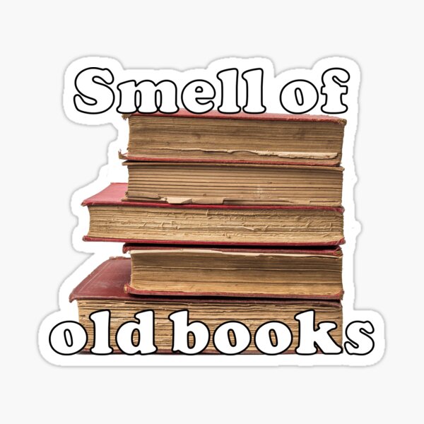 vintage book stack Sticker for Sale by Kaylatpwk