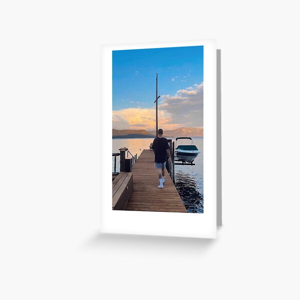 justin on vacation pt2 Greeting Card