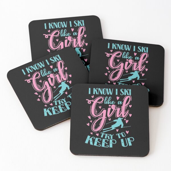 Item preview, I Know I Ski Like a Girl Try to Keep up Sport designed and sold by dieEinsteiger.