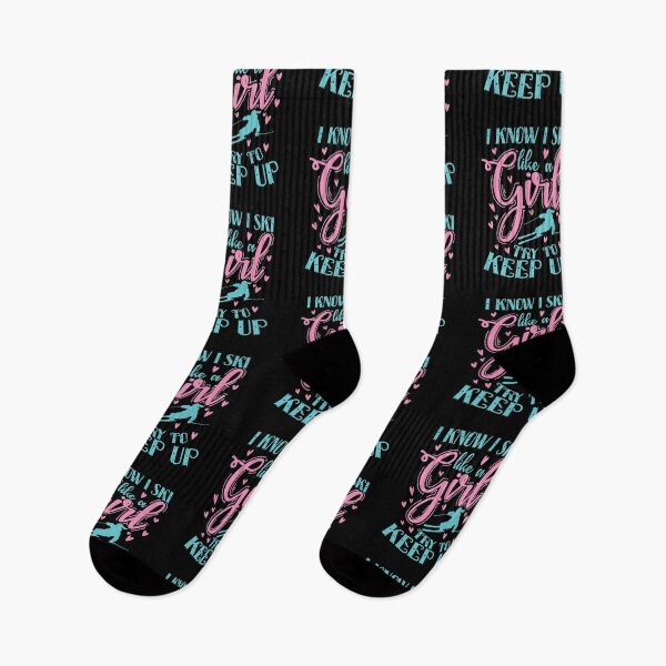 Item preview, I Know I Ski Like a Girl Try to Keep up Sport designed and sold by dieEinsteiger.