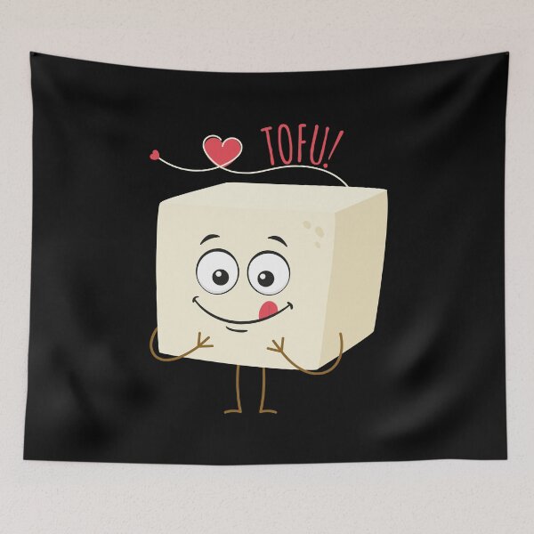 Item preview, Me encanta el tofu vegano sin carne designed and sold by MooonTees.