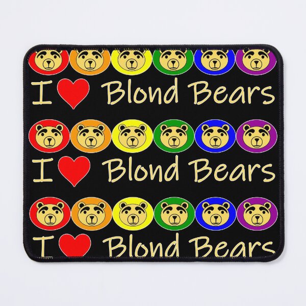 Item preview,  I Heart Blond Bears designed and sold by LthrDaddyBear.