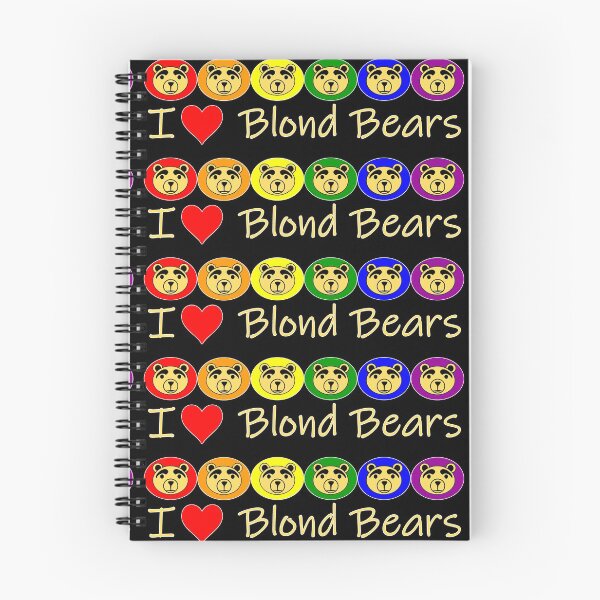 Item preview,  I Heart Blond Bears designed and sold by LthrDaddyBear.