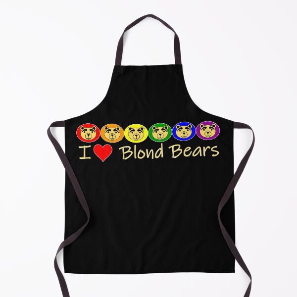 Item preview,  I Heart Blond Bears designed and sold by LthrDaddyBear.