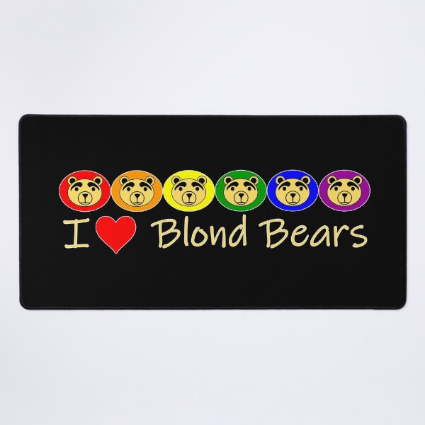 Item preview,  I Heart Blond Bears designed and sold by LthrDaddyBear.