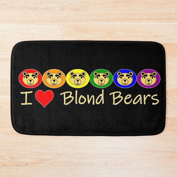 Item preview,  I Heart Blond Bears designed and sold by LthrDaddyBear.