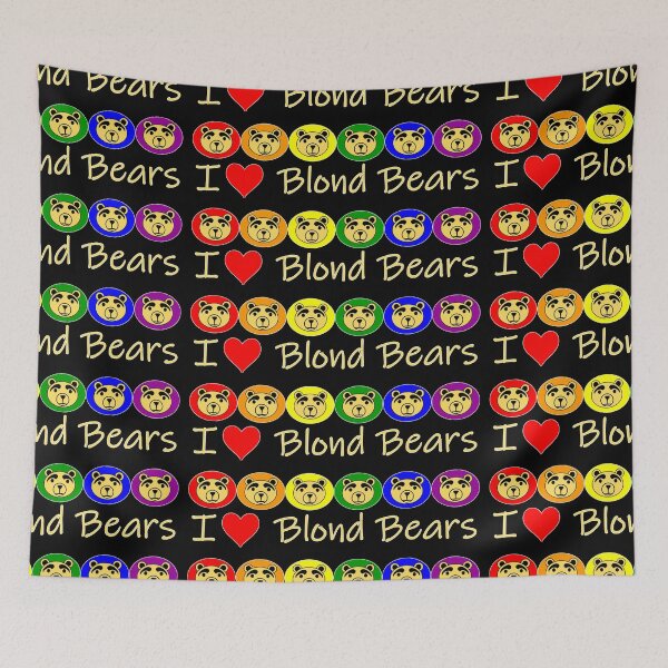 Item preview,  I Heart Blond Bears designed and sold by LthrDaddyBear.
