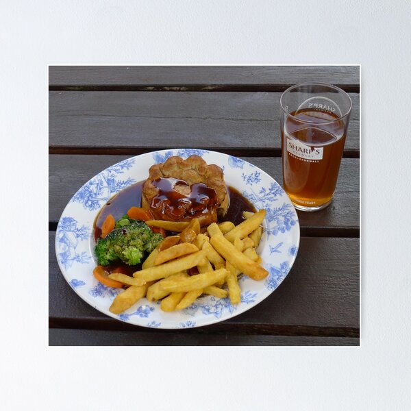 Item preview, Pub Grub - Pie and chips designed and sold by Mark Lang.