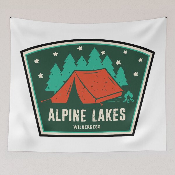 Item preview, Alpine Lakes Wilderness Camping designed and sold by Esskay Designs.